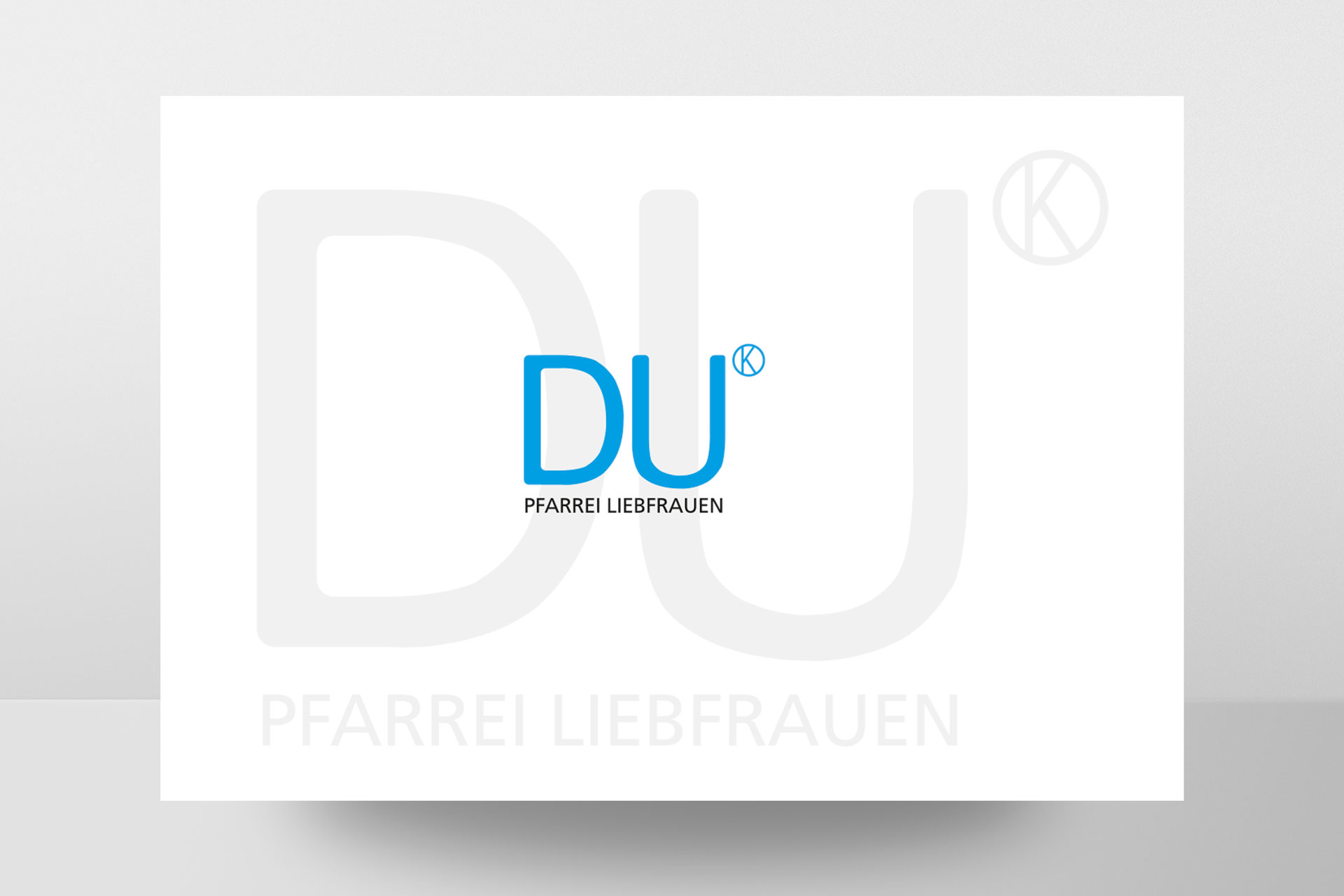 Pfarrei Liebfraueb Corporate Design Mockup